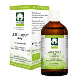 Liver Force Daily – Turmeric Herbal Concentrate with Milk Thistle, Organic, Scharfgabe and other Precious Liver Herbs 100 ml