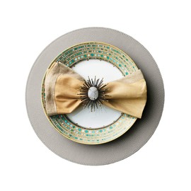 Kim Seybert Shagreen Placemat in Elephant