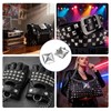 500PCS 10mm Pyramid Studs for Clothing,Silver Square Studs and Spikes
