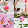 LARDUX 24 PCS Artificial Flower Heads-Craft Fake flower Decoration Mini