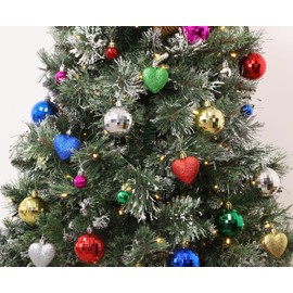 Christmas Concepts® Pack of 10-60mm (2.4") Christmas Tree Baubles - Shiny Disco Ball Baubles