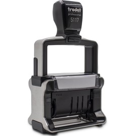 Rubber Stamp Creation - 5117 Professional 12-Message Stamp w/ Dater, Self-Inking, Red Ink Color