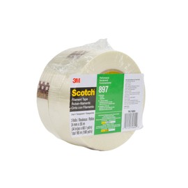 Scotch Filament Tape 897, Clear, 24 mm x 55 m