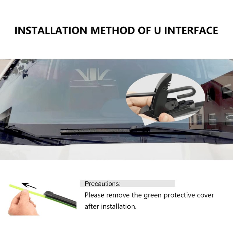 Replacement for Saturn Vue 2002-2007 Silent Wipers -FAPIUO Front and