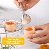 Stainless Steel Egg Topper, Egg Opener with Ball, Robust Egg