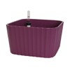 'Flower Pot Set Of 2 Ribbed with Water Level Indicator