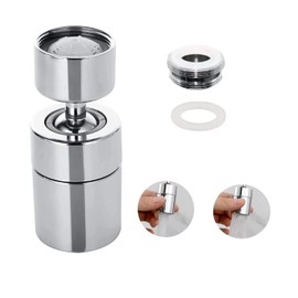 Aireador de Grifo,Rociador de Grifo,Grifo Giratorio con 2 Modos de Agua, Apto para Baño y Cocina