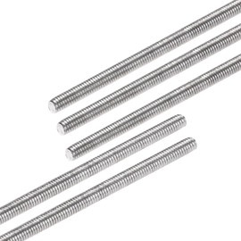 Mriuuod 5pcs M3-0.5x300mm Fully Threaded Rod M3X0.5mm 304 Stainless Steel Right Hand Threads Metric Screws All Threaded Rod Studs for Anchor Bolts Clamps Hangers U Bolts RC Car