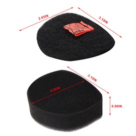 VideoPUP Replacement 6pcs Foam Felt Filter Kit Compatible with Shark UltraCyclone Pro Cordless Handheld Vacuum CH901 CH950 CH951 CH951C CH900WM with 1pc Brush, Replace XFTRCH900