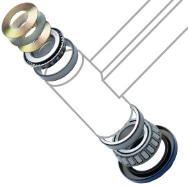 HD Switch Caster Fork Bearing & Seal Kit for Toro Z Master 2000 3000 5000 6000 7000 Series