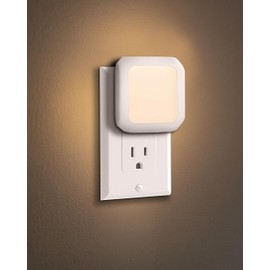 Night Light Plug in for Kids 2 Pack Bathroom Night Lights Baby Nursery LED Dimmable Dusk to Dawn Hallway Lamp Adjustable Brightness for Bedroom Toilet