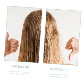 Beavorty 2pcs High-temperature Resistant Straightening Comb Attachments for Hair Styling Durable Brush Smooth Hair Effect for Home Salon Use