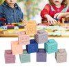 Soft Rubber Blocks Babies Children Chewing Silicone Early Childhood Educational