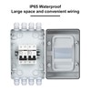 DIHOOL DC Circuit Breaker Box Cover with UV-Proof, 20 Amp