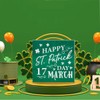 St. Patricks Day Decor Rustic Happy St. Patricks Day March