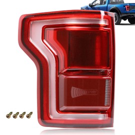 Nakuuly LED Tail Light with Blind Spot Compatible With Ford F150 2015 2016 2017 Left Driver Side Taillight Rear Brake Lamp Signal Assembly # ‎HL3Z13405D (Module NOT Included)
