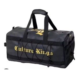 Culture Kings Exclusive Essentials Duffle Gym Bag Black Gold New With Tags