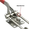 2pcs Toggle Latch Clamp 304 Stainless, Adjustable Latch, Smoker Clamps