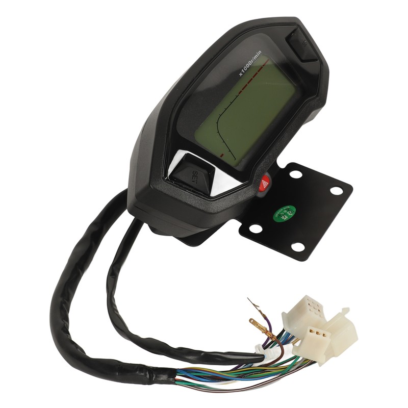 Motorcycle Speedometer LCD Digital Tachometer Odometer for 110cc 125cc 150cc