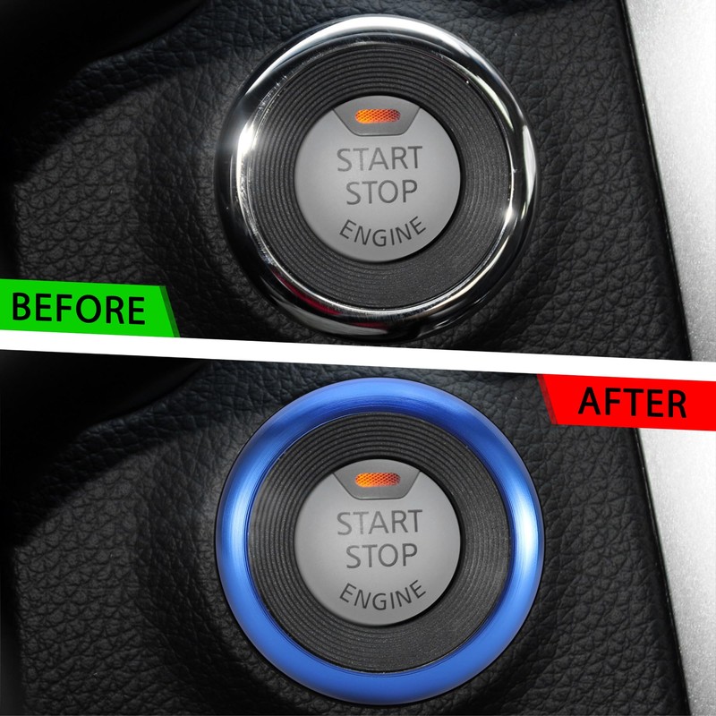 TOMALL Engine Start Stop Ring Trim Compatible with Nissan Altima