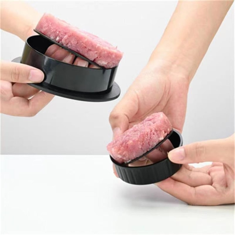 Hamburger Press Set Make Perfect Shapes with Non-Stick Patty Maker,