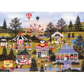 Ceaco - Jane Wooster Scott - Stars & Stripes II - 1000 Piece Jigsaw Puzzle