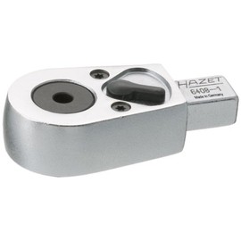 HAZET 6408-1 46.5 mm Hexagon Profile Insert Reversible Ratchet for Bits - Chrome-Plated