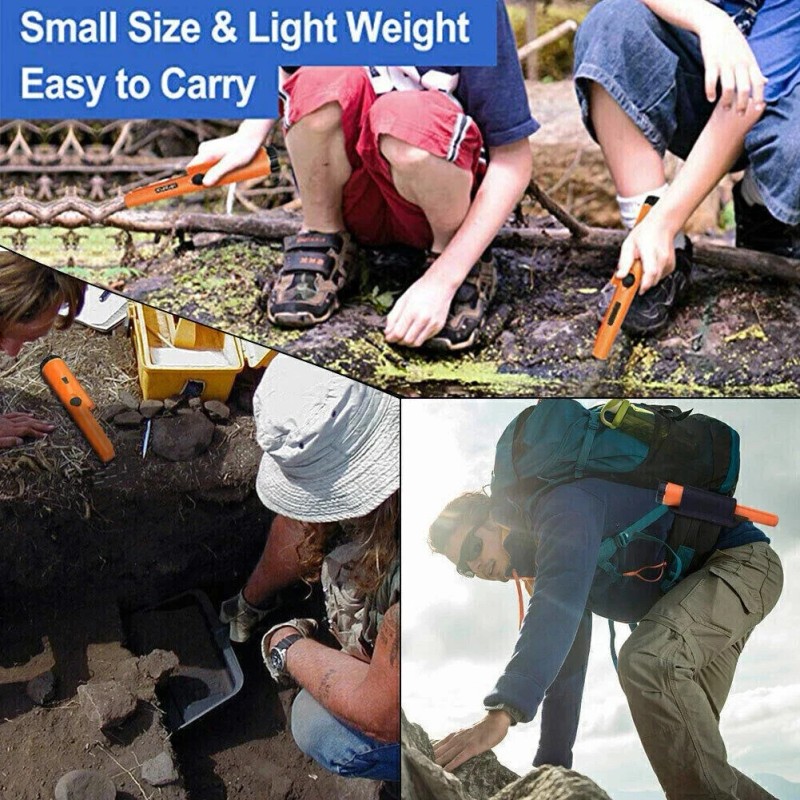 Frentaly HandHeld Metal Detector Gold Digger Hunter Probe Sensitive Tester