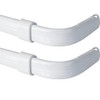 Blu-Pier Tech Heavy Duty Single Rod,Lock Seam Curtain Rod 28