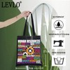 LEVLO Human Resources Canvas Tote Bag HR Gifts Recruiter Shoulder