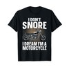 Funny Motorcycle Design For Men Dad Biker Motorcycle Lover T-Shirt
