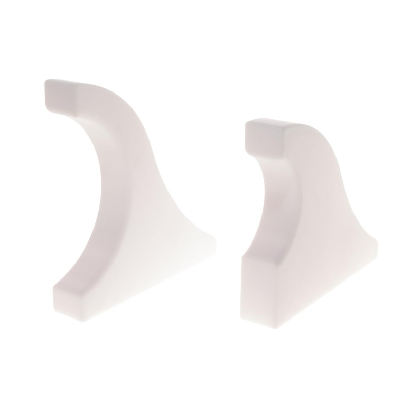 Baseball Bat Wall Mount - Vertical/Vertical Screw Mount Plastic in