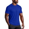 Zengjo Mens Athletic Shirts Short Sleeve Quick Dry Moisture Wicking