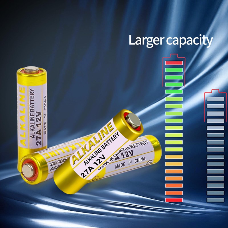 27A 12 Volt Battery, 12V Battery for Remote, Alkaline 10Pack,