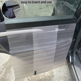 NBTOOL Window Tint Tools 2Pcs Car Door Panel Covers Waterproof Tint Kit for Window Tinting Application - Black