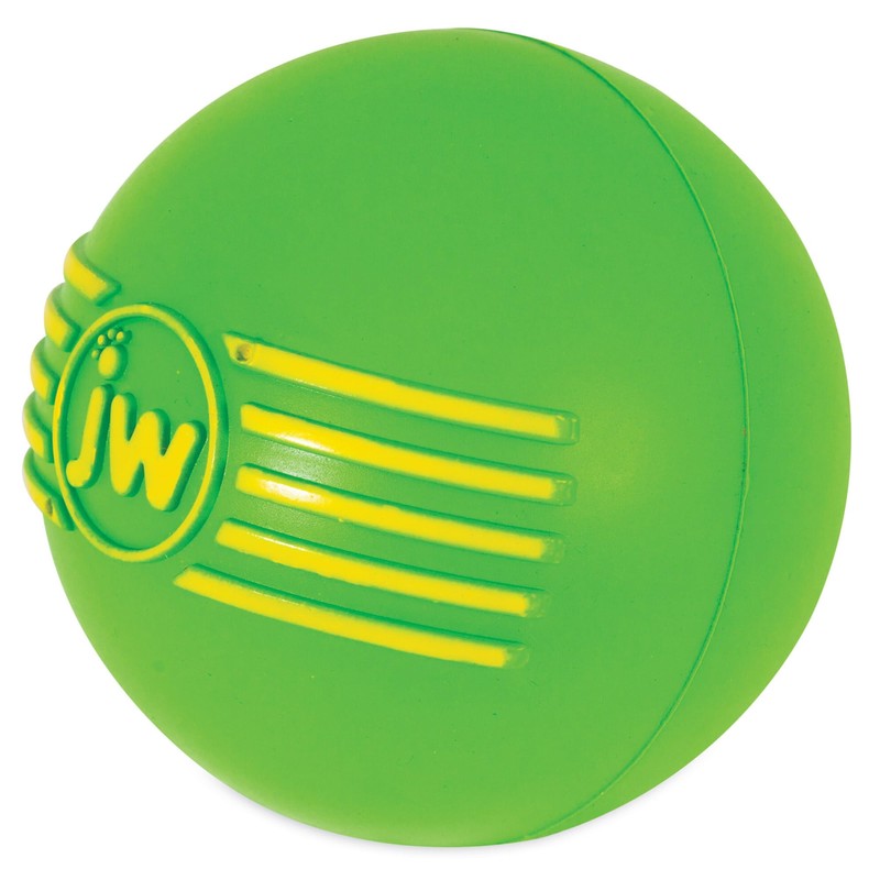 JW Pet Dog iSqueak Ball Dog Toy, Large, (Assorted Colors)