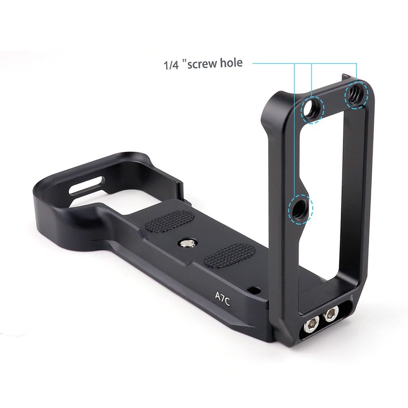Z-Jing ILCE-7C A7C Alpha7C L-Shaped Plate for Sony A7C Camera