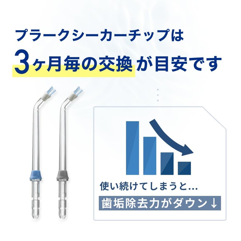 Waterpik WP PS-100E Plaque Seeker Tip, 2 Pieces, Jet Tip