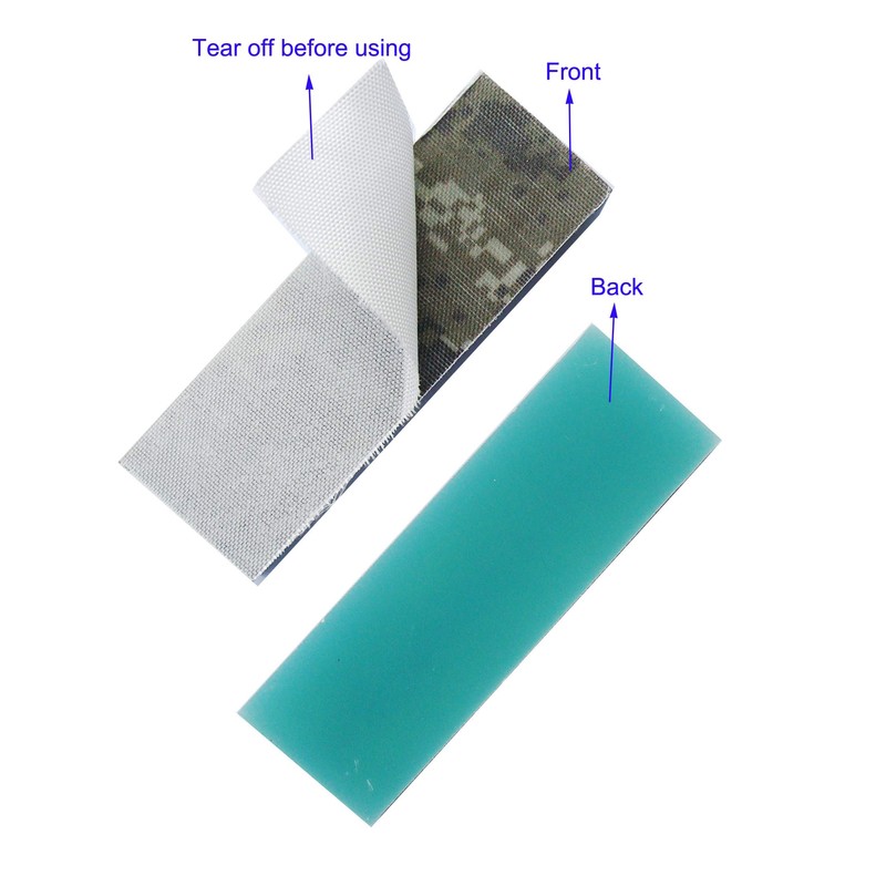 AOHOCA 2pcs G10 Camouflage Pattern Scale Slabs Handles Material,DIY Knife