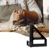 3D Multi-Angle Woodworking Ruler, 45°/90° Aluminum Alloy Woodworking Square Protractor,