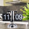 Classic Design Desk Shelf Clock, Auto Flip Down Digital Clock