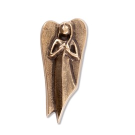 Unbekannt Bronze Angel Plaque
