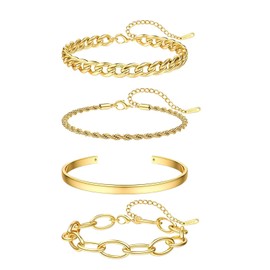 10 Pieces Golden Boho Bangle Set Women - Stackable Vintage Bracelets, Indian Bracelet Set, Golden Bangles for Wedding/Party, Arm Jewellery for Women Wedding Party, Alloys, Alloys