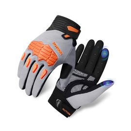 KUTOOK Cycling Gloves for Men Women Half Finger Mountain Road Breathable Bike Gloves with Wrist Guard Anti-Slip Bike Gloves for Fitness Outdoor Sports