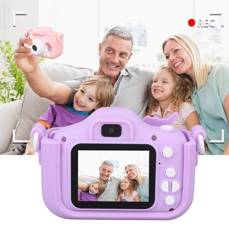 Kids Camera Cute Dual Lens Auto Focus Photography Video Recording
