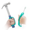 EaZyHold Aqua Two Pack 6.5" - Universal Cuff Hand Gripper,