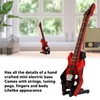 Mini Bass Simulation Classical Decorative Instrument Collection Miniature Guitar Model