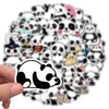 50Pcs Panda Stickers, Waterproof Vinyl Stickers Decals for Laptop Water