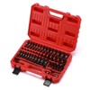 MIXPOWER 55 Pieces 1/4" Dr. Impact Socket Set, CR-V, 6