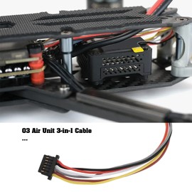 Create idea O3 Air Unit 3-in-1 Cable Compatible with DJI Air Unit FPV Power Cable Flight Controller Wiring